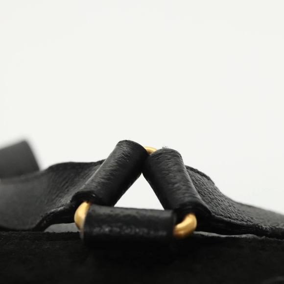 GUCCI Bamboo Backpack Suede Black Gold 003 1705 0030 Auth ep6590 - Picture 10 of 16